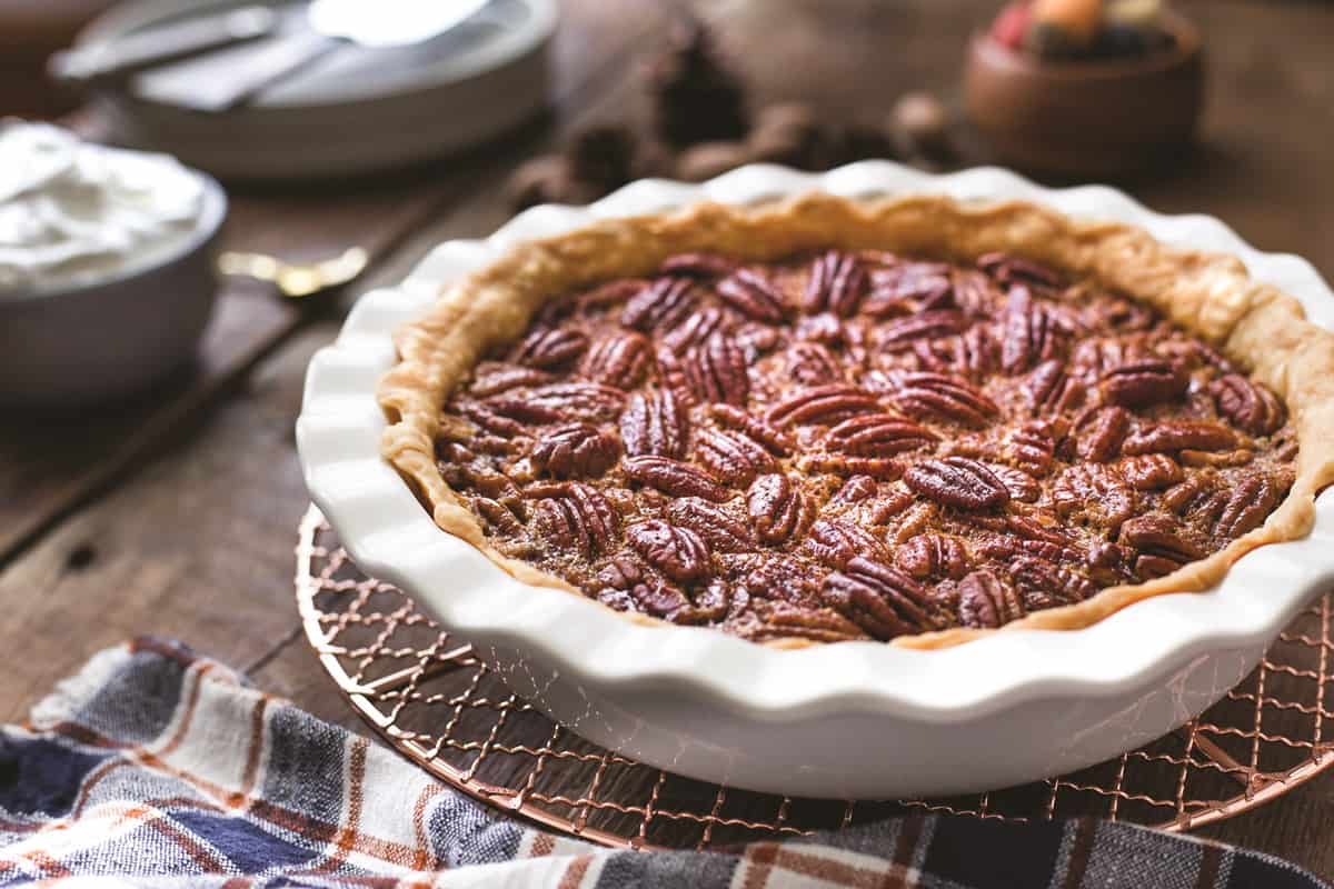 Pecan pie ready for holiday gatherings