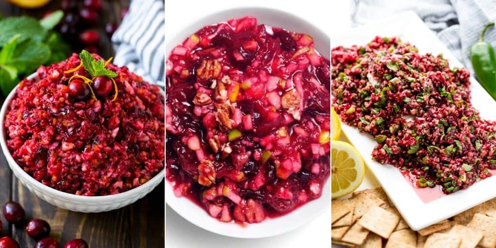 cranberry relish collage