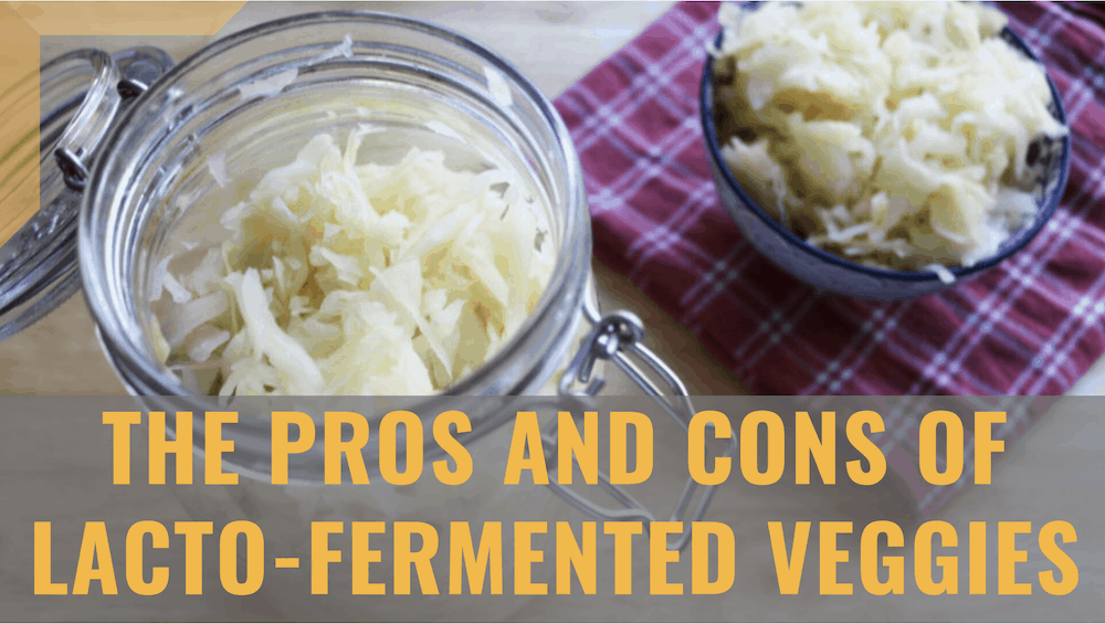pros and cons of lacto-fermented veggies header image
