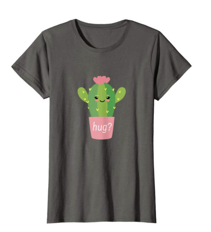 Cactus Hug Shirt You Should Grow 9375