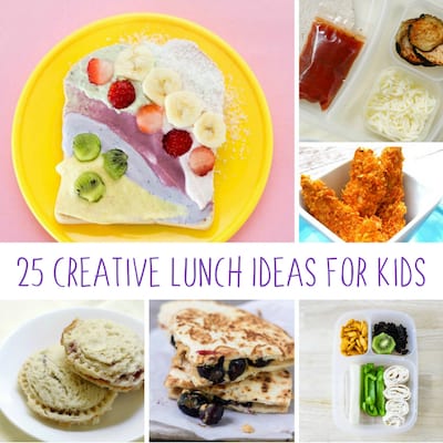 25 Healthy And Creative Kids Lunch Ideas