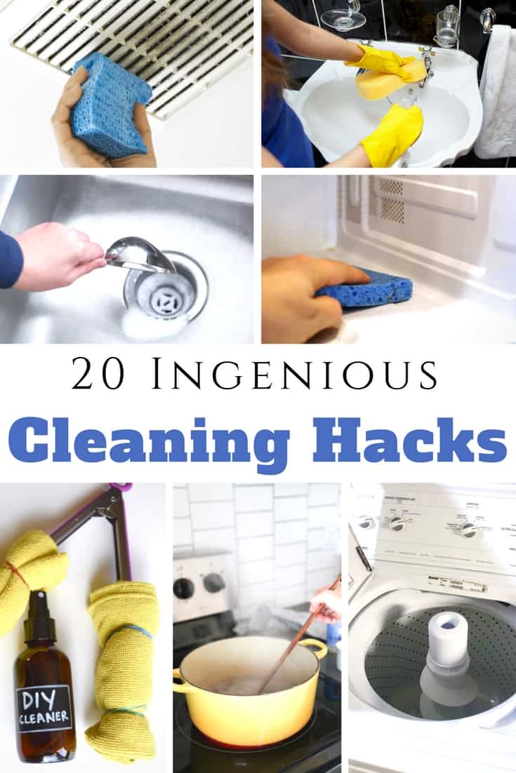 20 Ingenious House Cleaning Tips & Hacks – Save Tons Of Time!