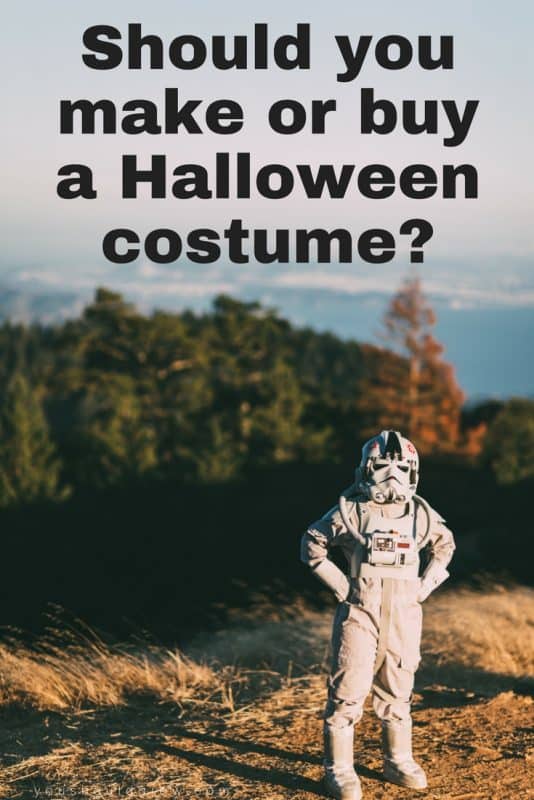 Should You Make Or Buy A Halloween Costume? You Should Grow