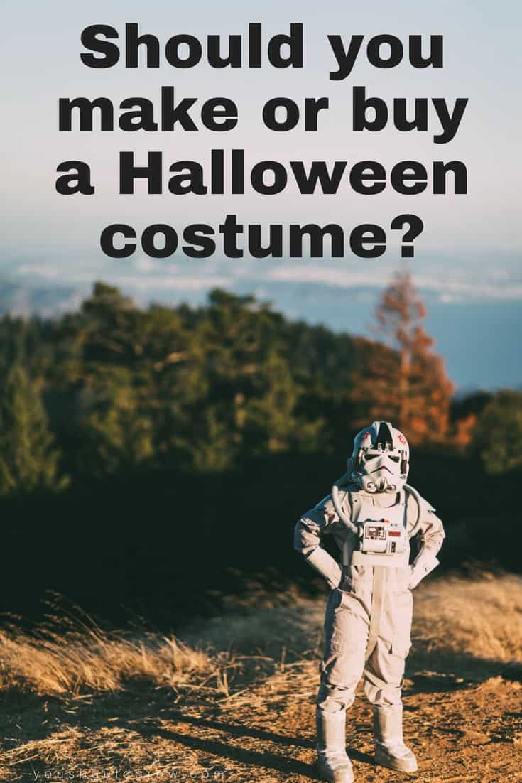 How do you decide whether to make or buy a Halloween costume? Get tips to help you make your decision.