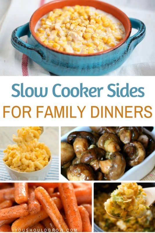 Slow Cooker Side Dishes For Family Dinners - You Should Grow