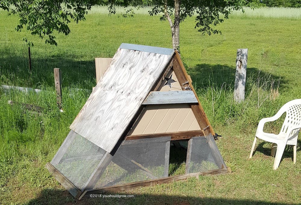 a-frame chicken coop diy