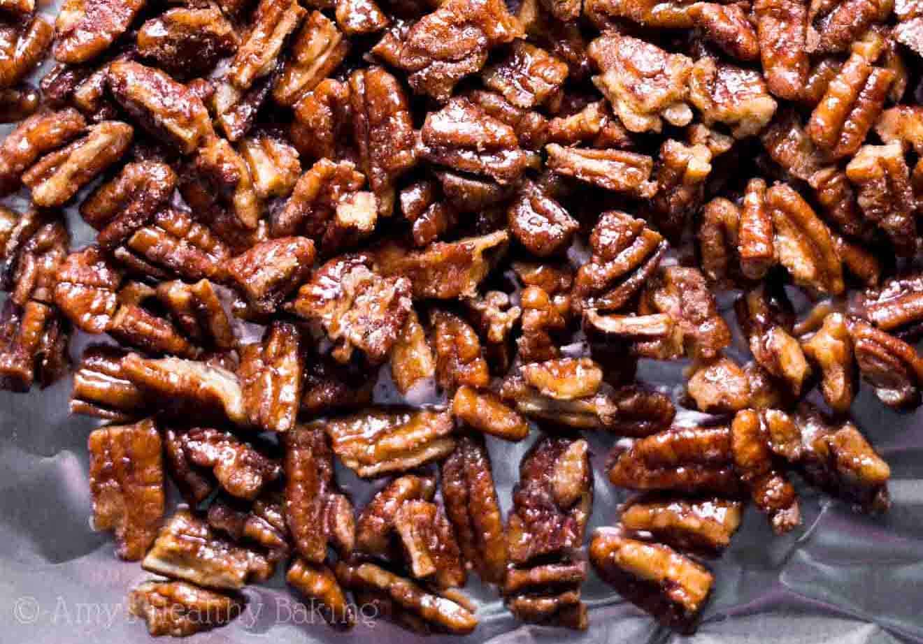Yummy 5 minute candied pecans recipe