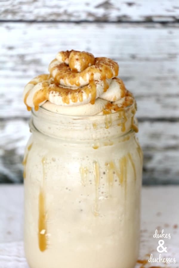 Tiramisu cold brew milkshake