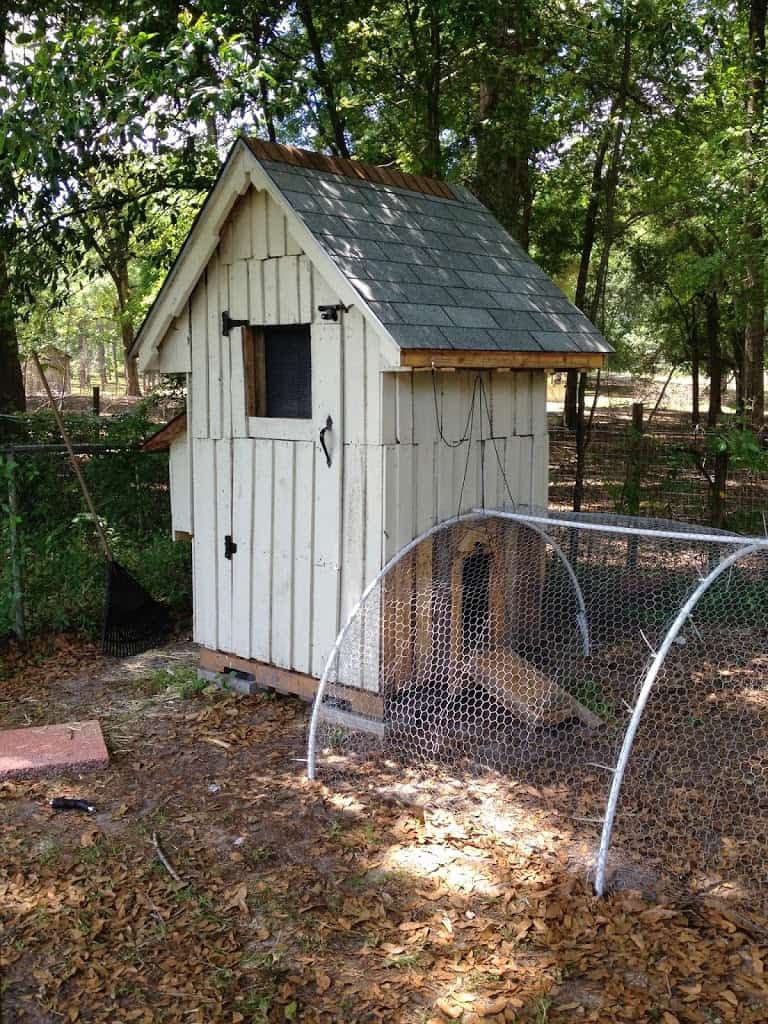 Adorable DIY pallet chicken coop
