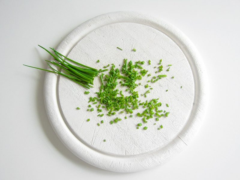 Grow chives for cooking at home