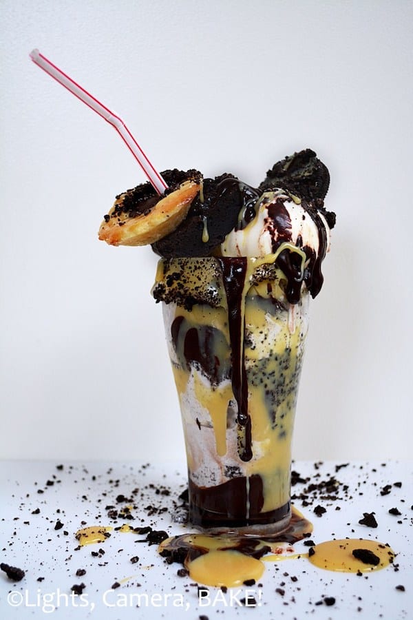 chocolate caramel crazy shake