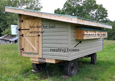 Mobile chicken coop