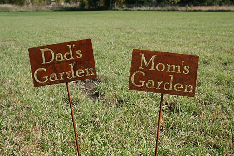 Totally custom garden markers