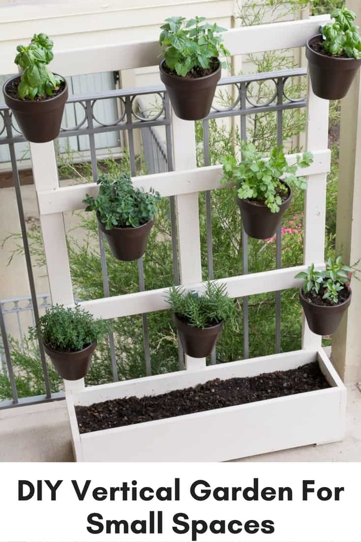 diy vertical garden for patio