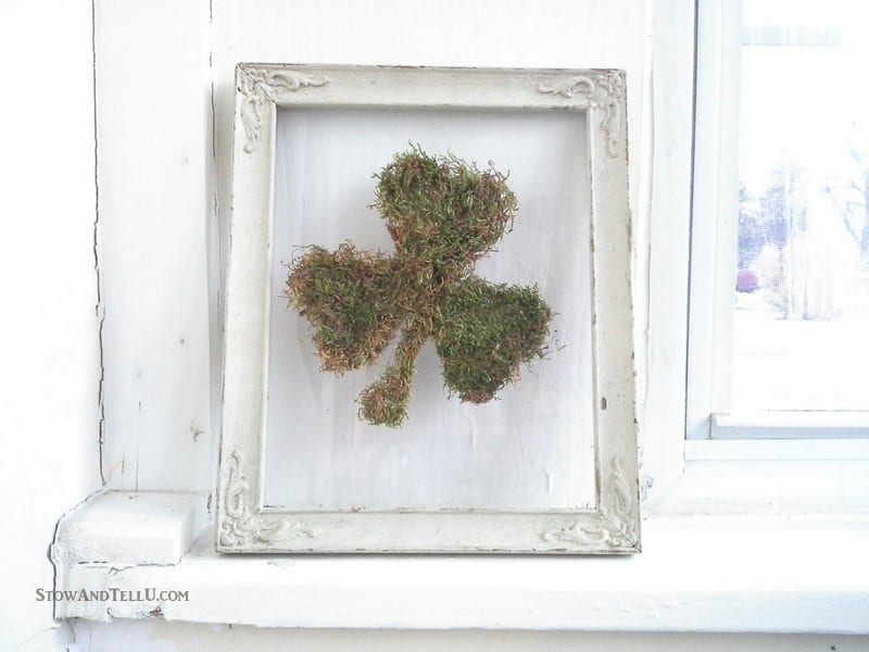 Shamrock / Saint Patrick's Day / Spring Moss Decor Idea