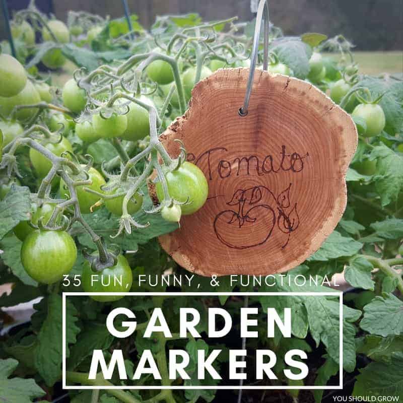 35 Garden Markers Ideas & Images