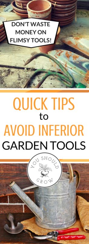 Having quality garden tools makes all the difference. Cheap tools make your work harder. Learn how to choose good tools that will work for you.