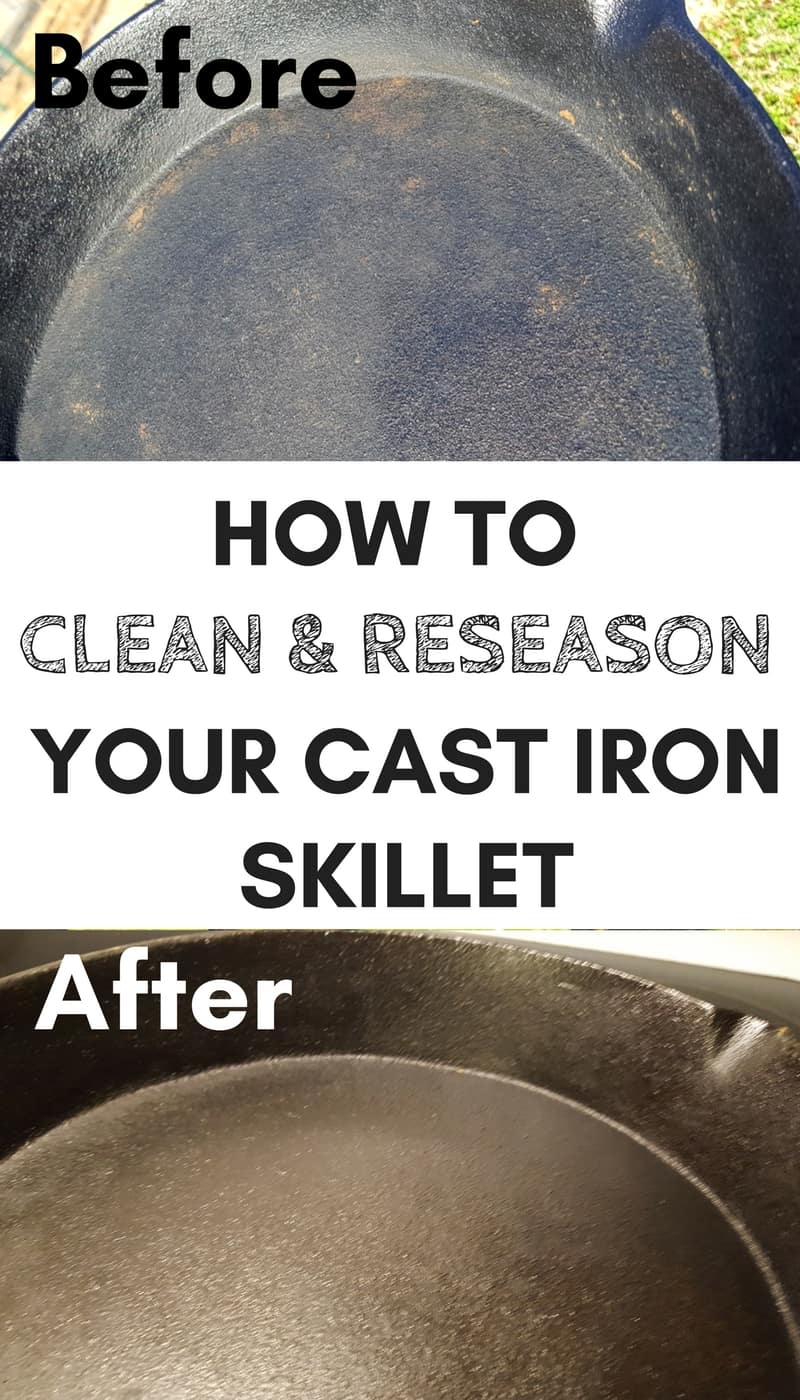 How to Clean A Cast Iron Skillet (Three Easy Steps!)