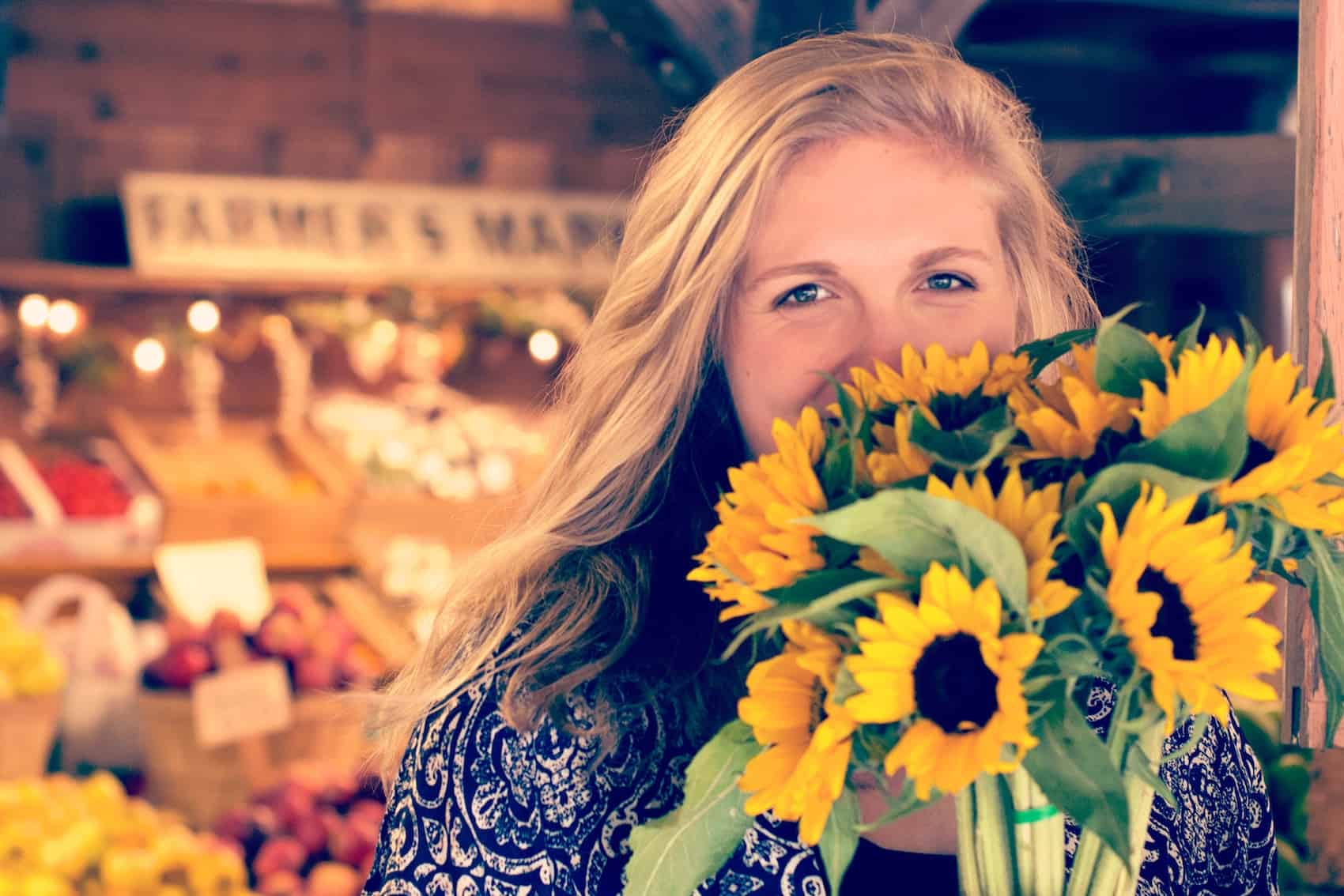 Bring smiles and make money by adding cut flowers to your market booth!