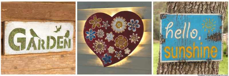 Garden signs - gift idea for mom